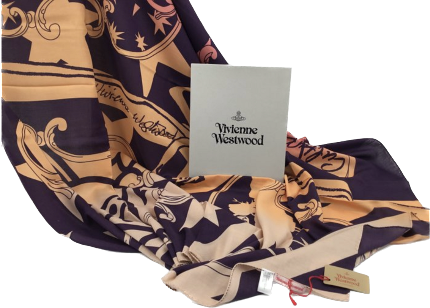 Vivienne Westwood Hommage écharpe 110x140