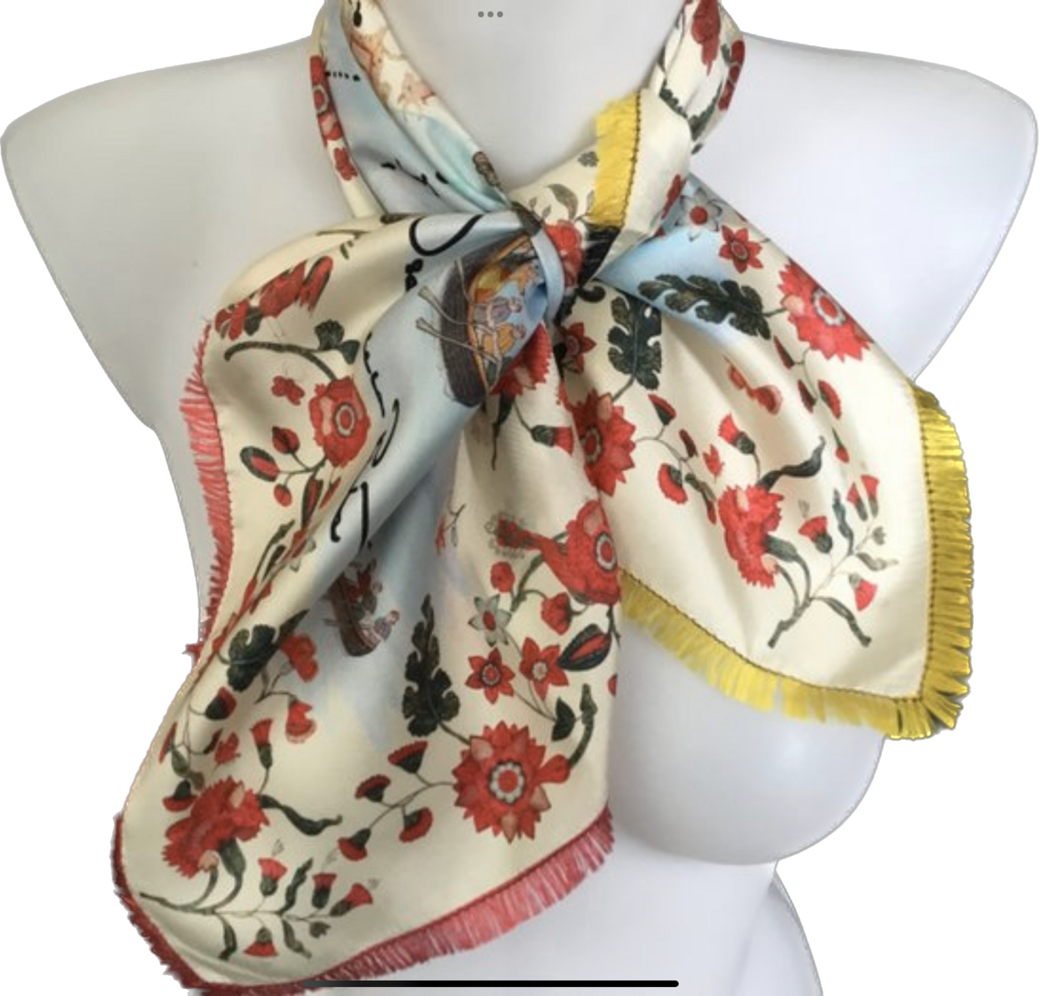 Oscar de la renta carré de soie 70x70