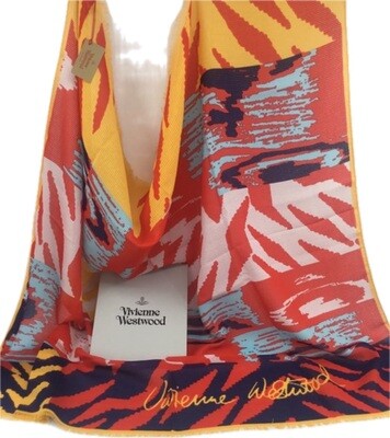 Vivienne Westwood écharpe en coton 110x140