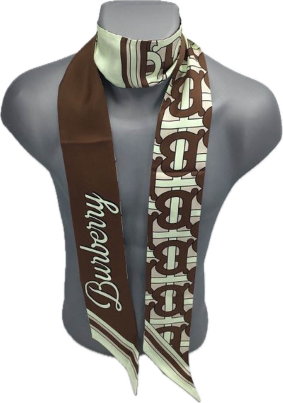 Burberry tour de cou en soie 8x180