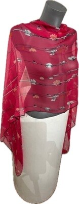 St John écharpe en soie 62x205