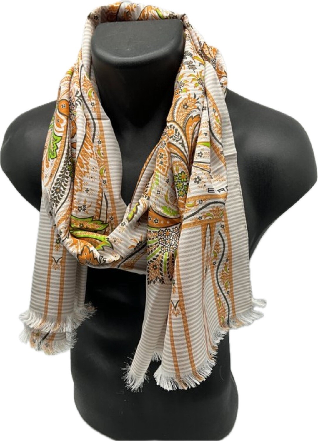 Etro écharpe en soie 70x180