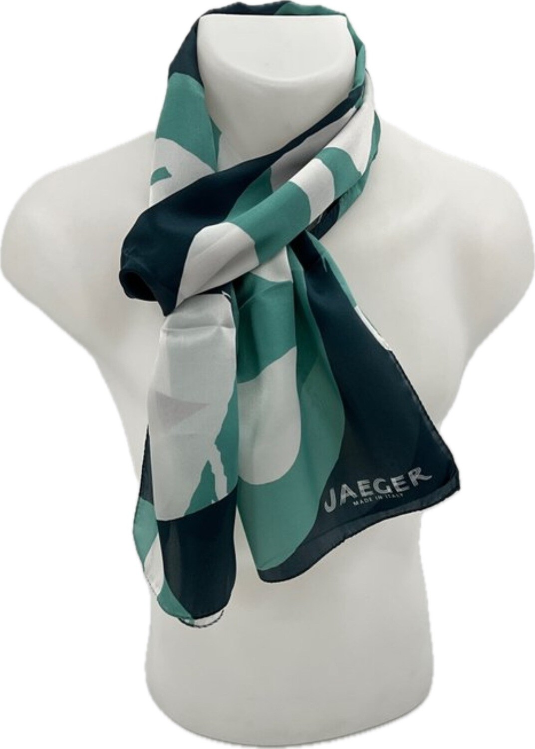 Jaeger écharpe en soie 44x170