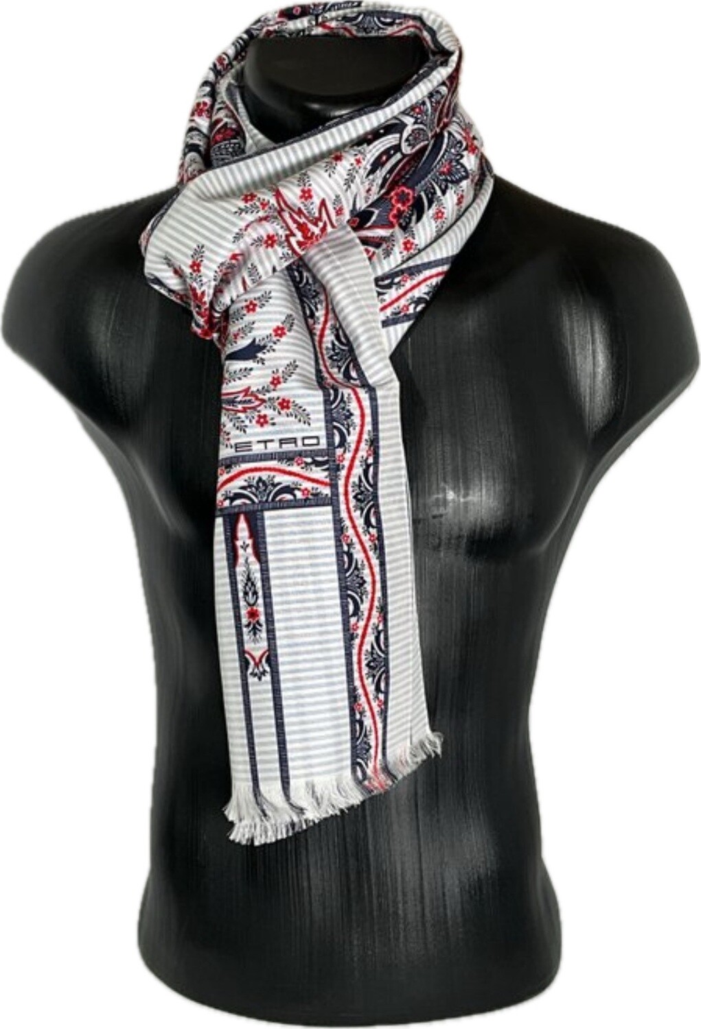 Etro écharpe en soie 70x180