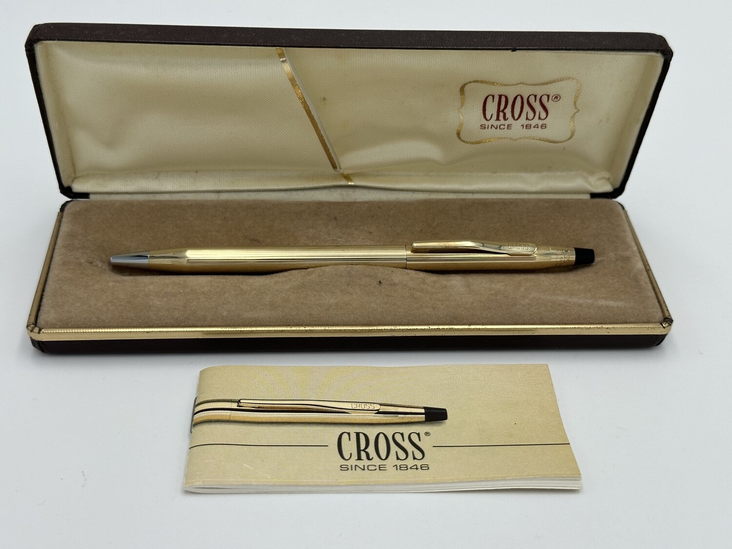 Cross stylo bille Century classique stylo bille plaqué or 10kt