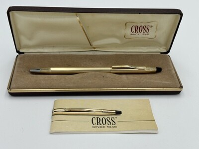 Cross stylo bille Century classique stylo bille plaqué or 10kt