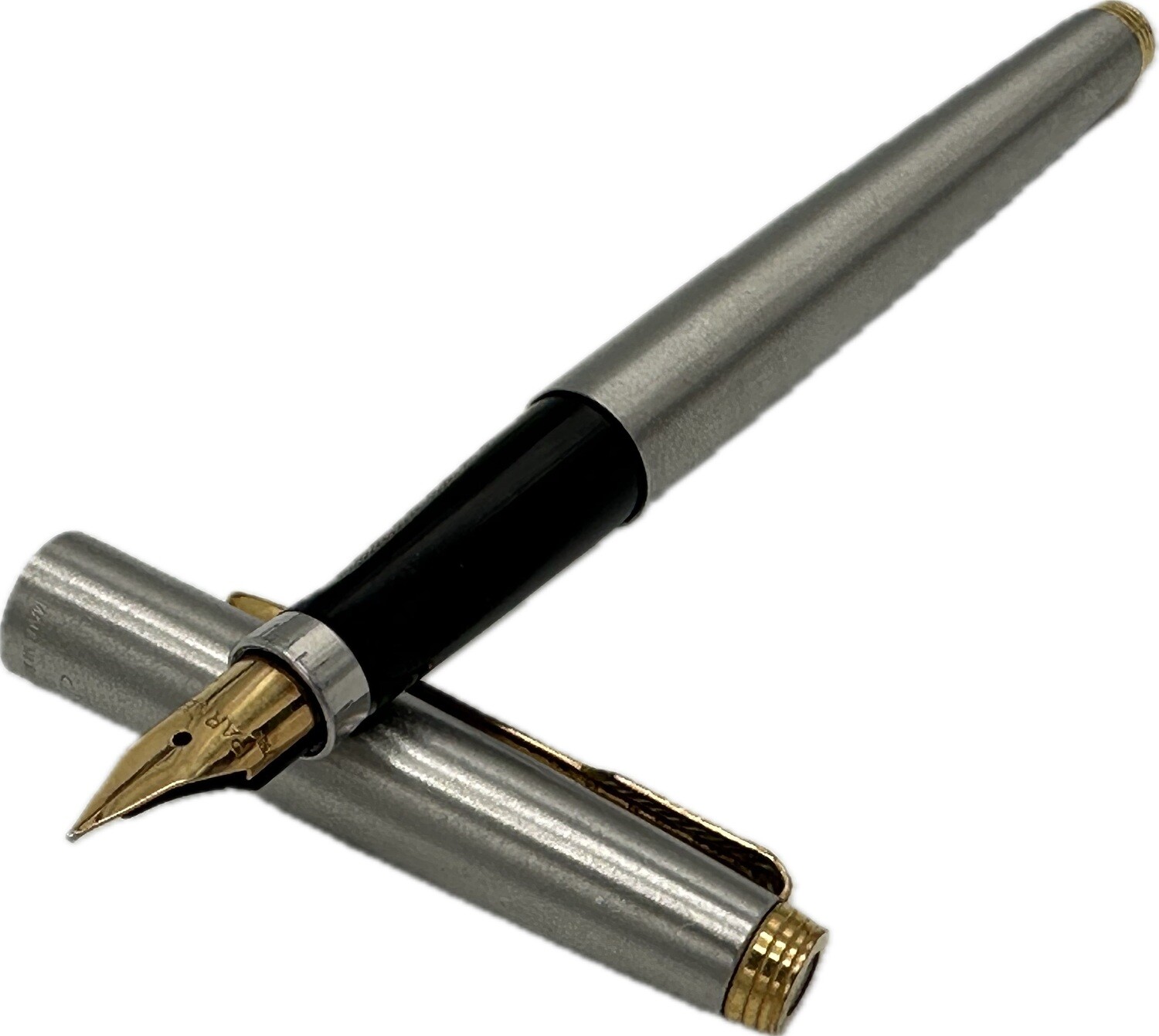 Parker 76 Flighter acier 1980 stylo plume
