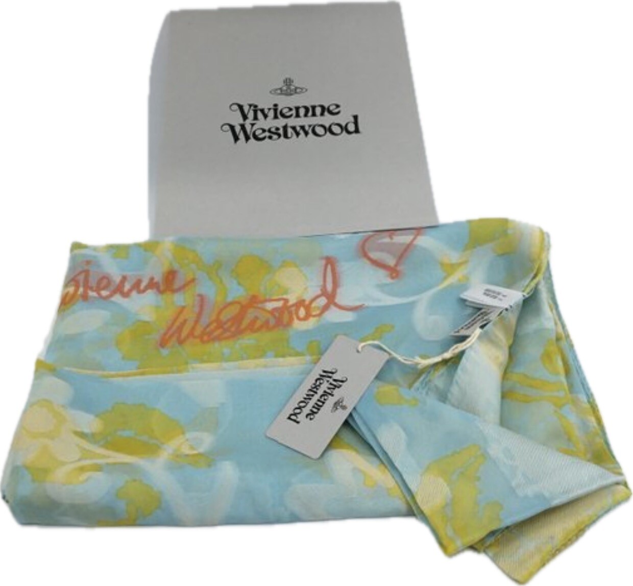 Vivienne Westwood ORB Soie écharpe 135x135