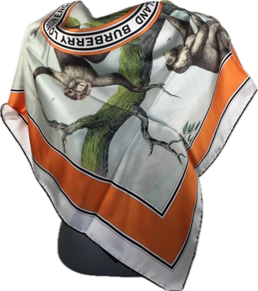 Burberry foulard, carré de soie 90x90