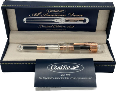 Conklin édition limitée All American Demo Rose Gold stylo plume