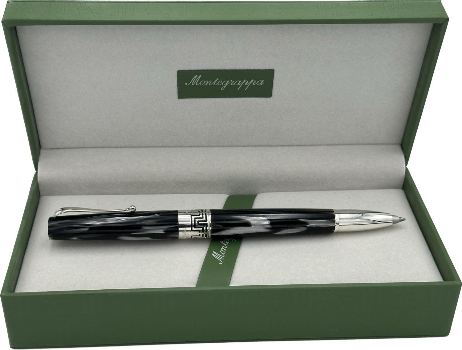 Montegrappa Extra Apc1 Flamming white roller et pencil
