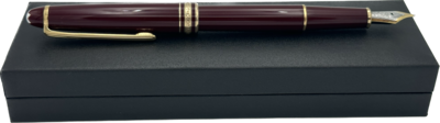 Montblanc Meisterstück bordeaux stylo plume 14 k