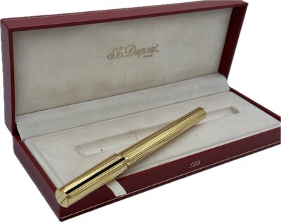 ST Dupont Montparnasse rollerball plaqué or