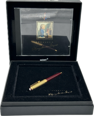 Montblanc Meisterstück solitaire Mozart  coral arg.925 vermeil Sfera stylo bille