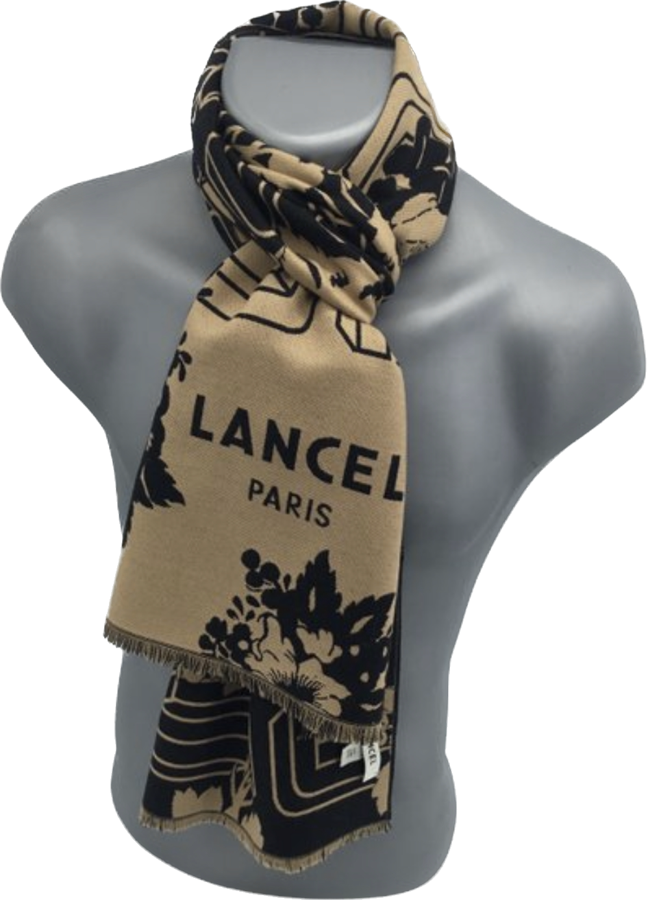 Lancel écharpe en soie 35x170