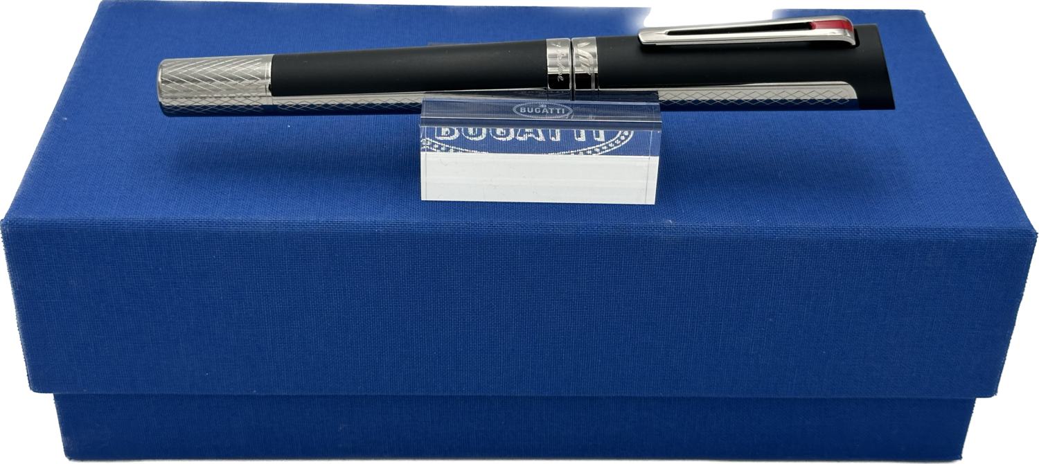 Montegrappa édition limitée Bugatti pur sang DT black stylo plume