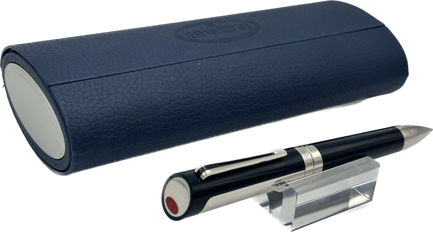 Montegrappa édition limitée Bugatti pur sang DT BP indigo blue stylo à bille