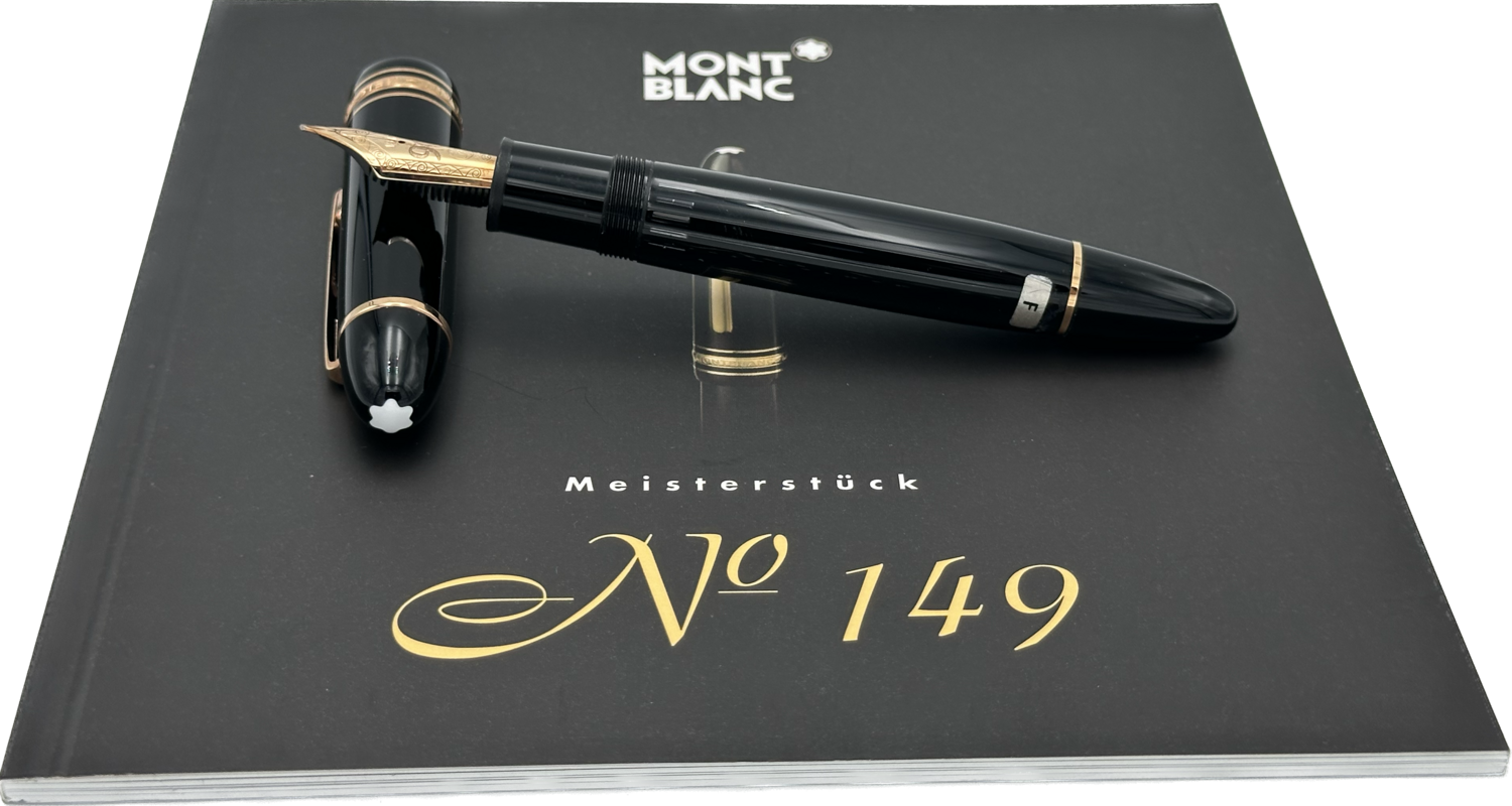 Montblanc 149 édition 90 ans doré or rose stylo plume F