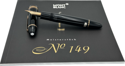 Montblanc 149 édition 90 ans doré or rose stylo plume F