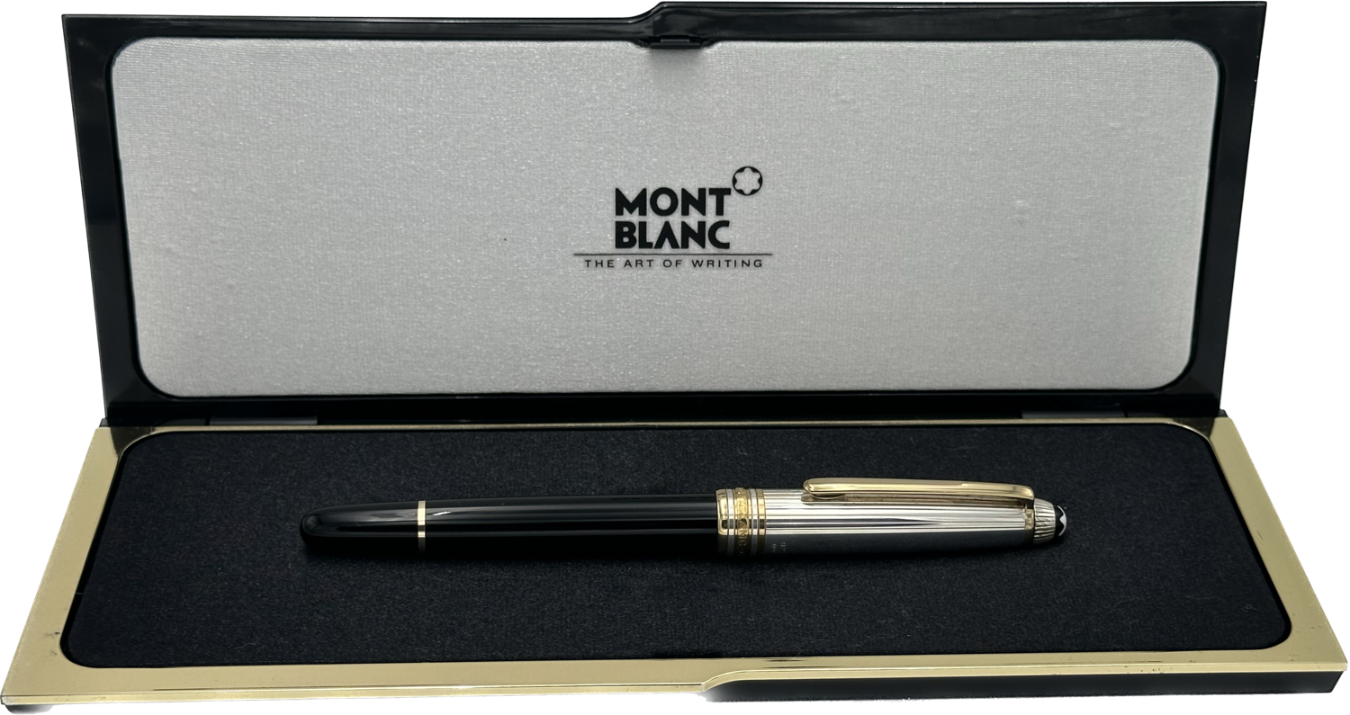 Montblanc Meisterstück 144 solitaire doué stylo plume 18 k