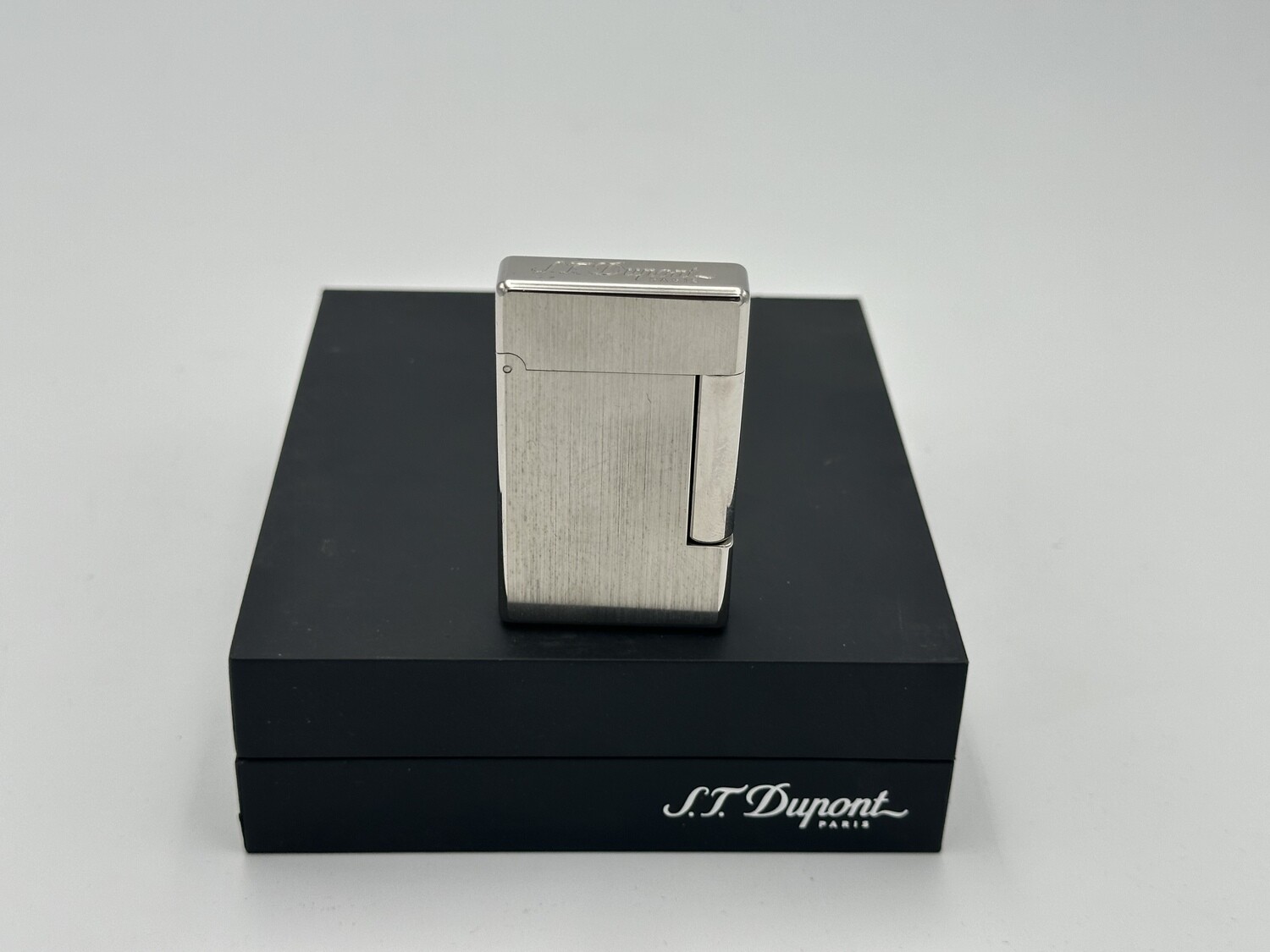 ST Dupont briquet initial Cling Line chrome brossé