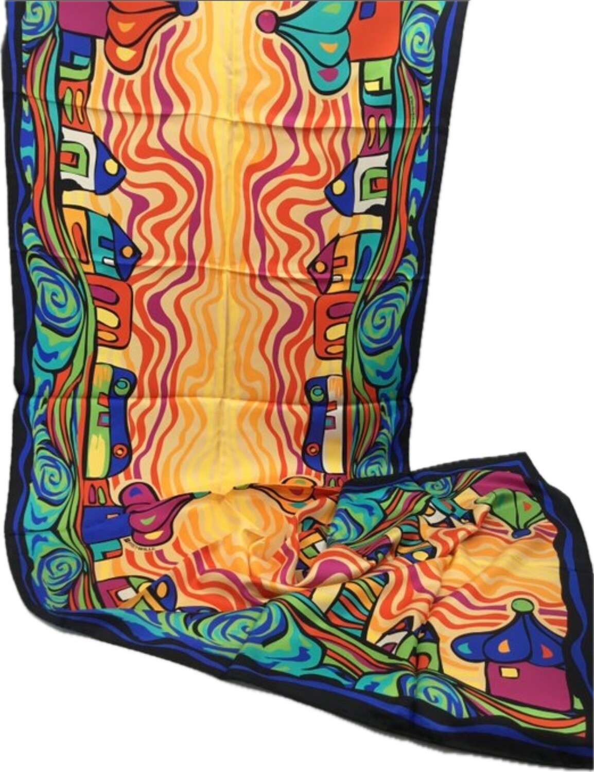 Freywille écharpe en soie 68x170