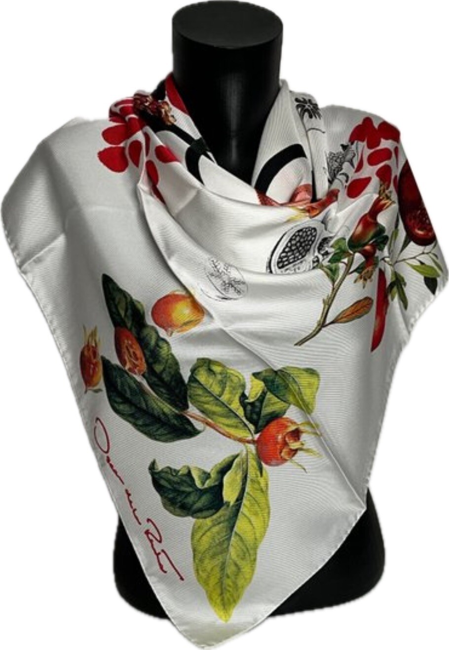 Oscar de la Renta - foulard en soie 88x87