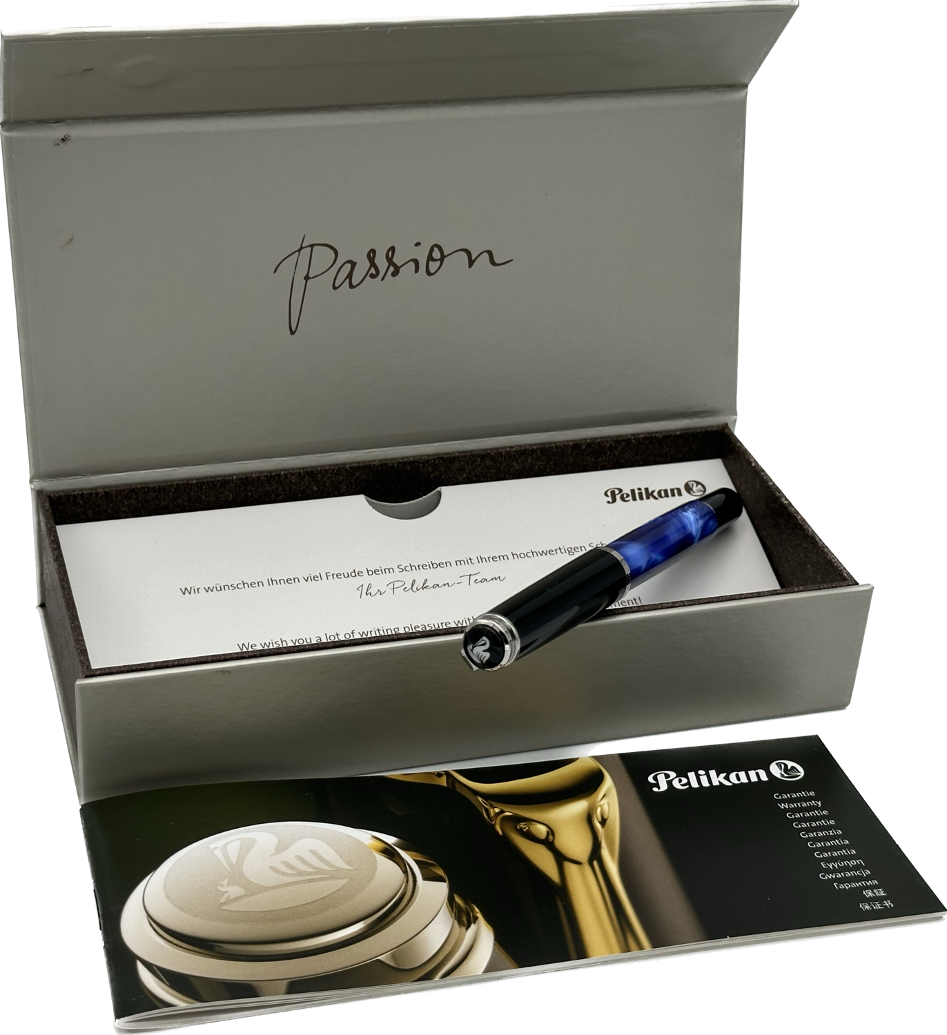 Pelikan M205 bleu marbré  stylo plume classique