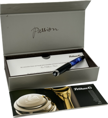 Pelikan M205 bleu marbré  stylo plume classique