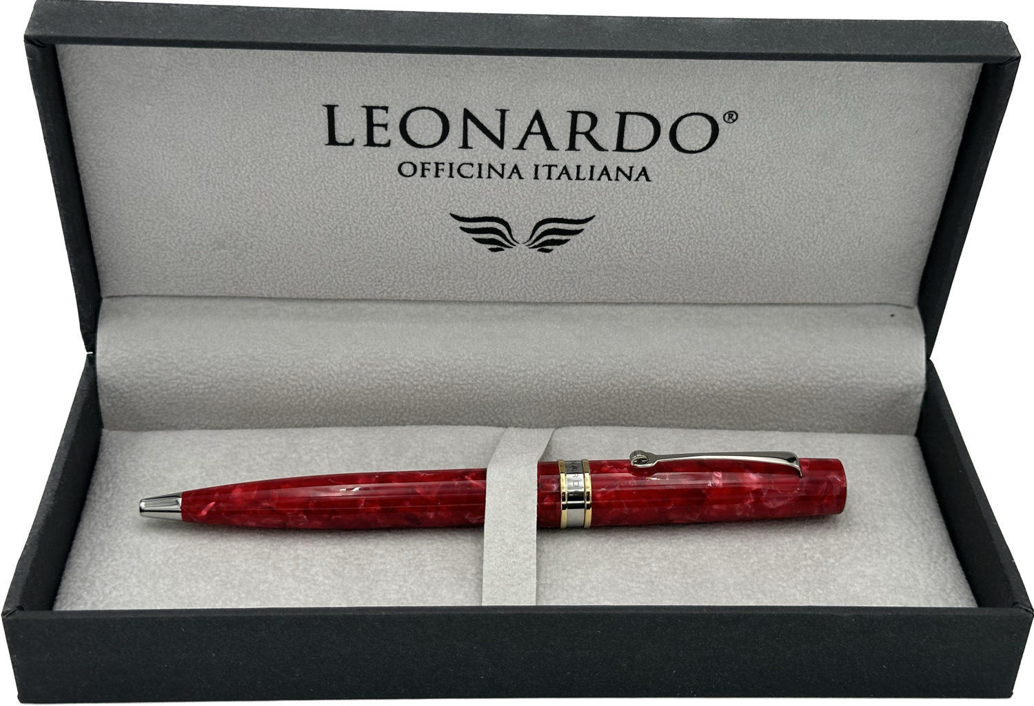 Leonardo la « piccolina » rouge passion stylo bille
