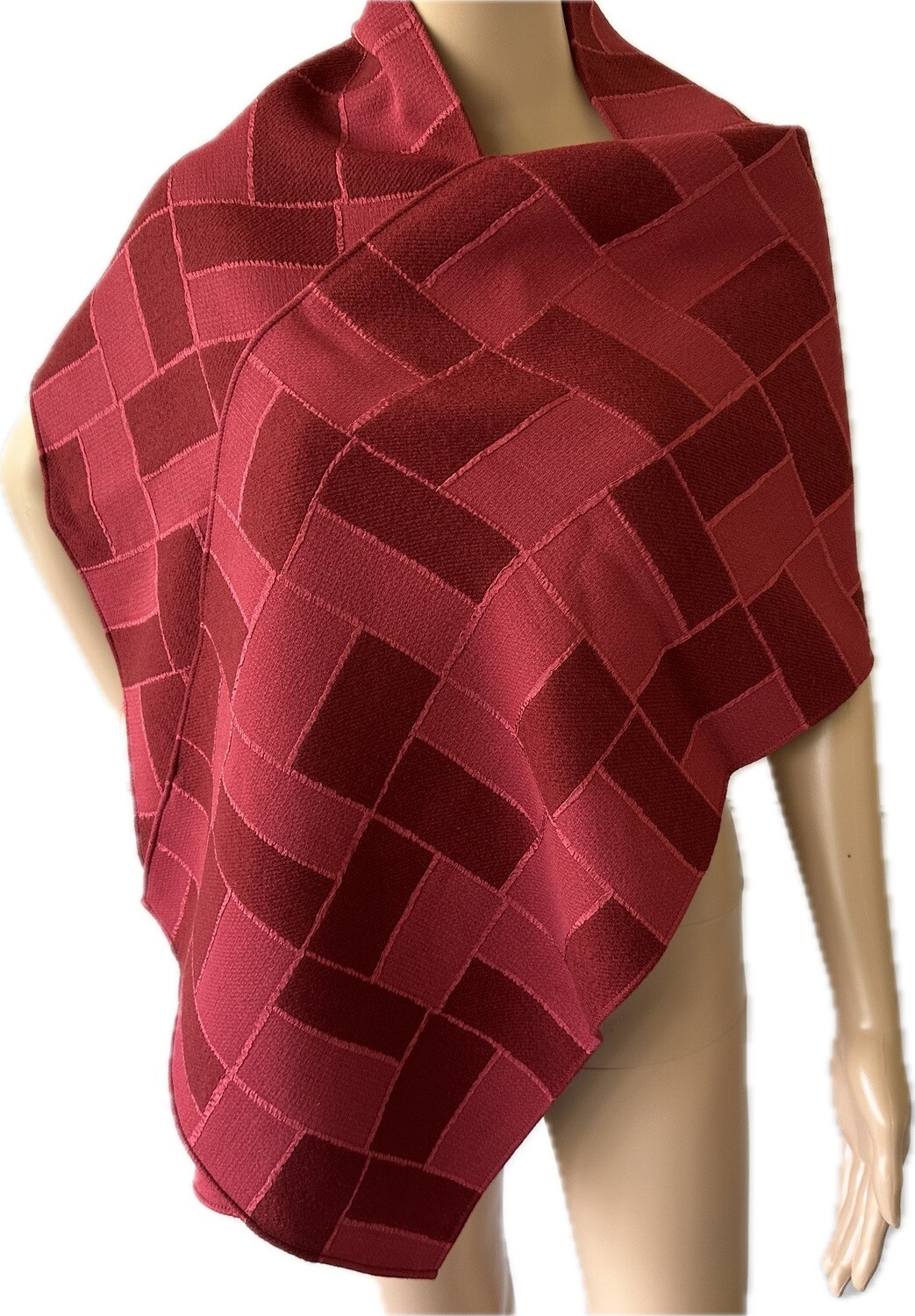Calvin Klein écharpe en laine , soie et polyamide 40x180