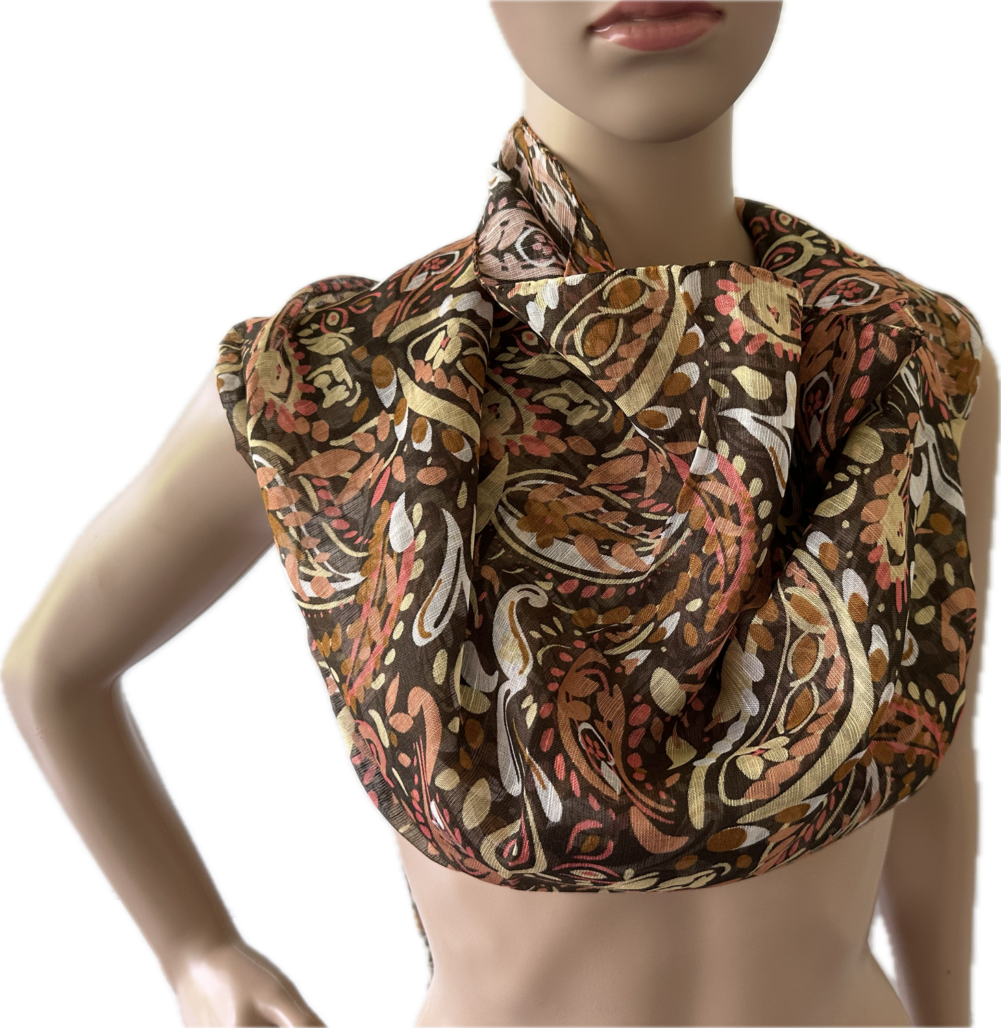 Holliday&amp;Brown écharpe en coton 170x65