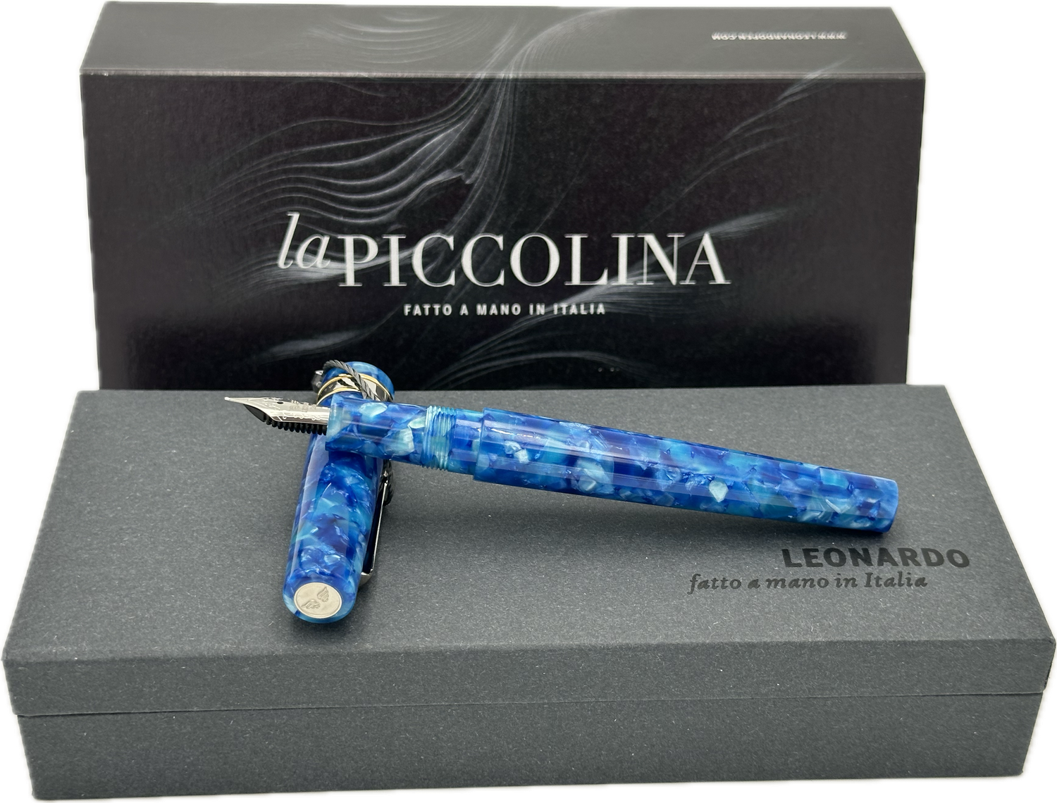 Leonardo la piccolina mar blu stylo plume