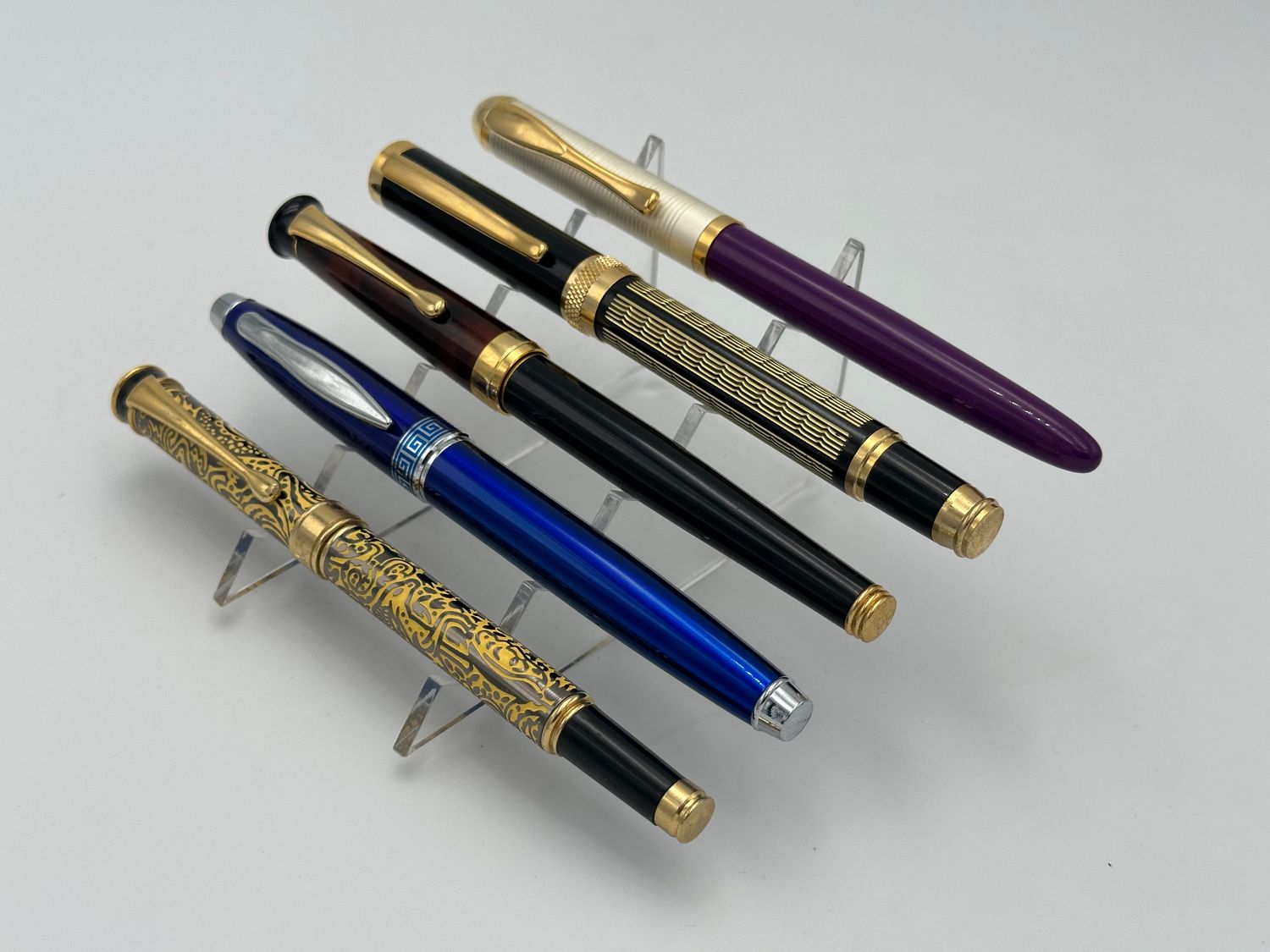 Lot de 5 stylos plume