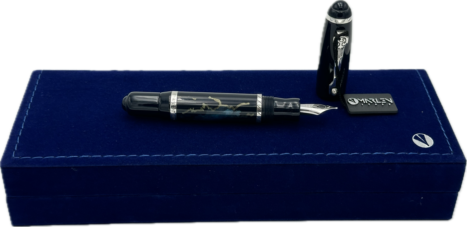 Marlen Marlen21 édition speciale résine et argent  stylo plume