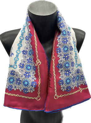 Chopard bouquets de diamants éternels écharpe en soie 88x88