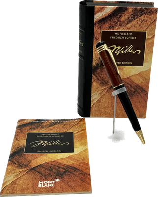 Montblanc collection grand écrivain « Friedrich Schiller » stylo bille