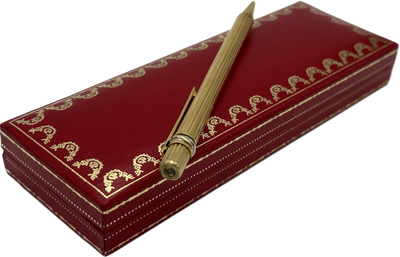 Cartier le Must de cartier stylo bille plaqué or