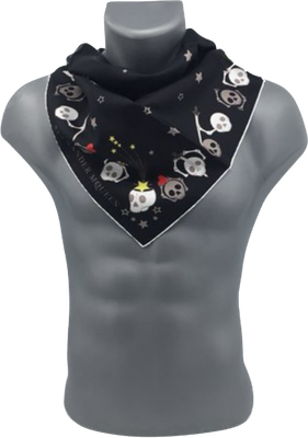 Alexander McQueen écharpe en soie 66x66