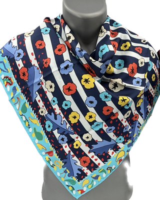 Inès de la Fressange écharpe 65x65