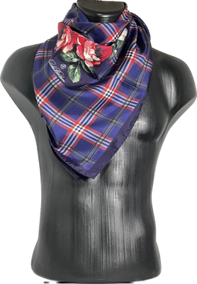 Brooks brothers foulard mixte en soie 90x90