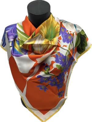 Normana carré de soie 90x90