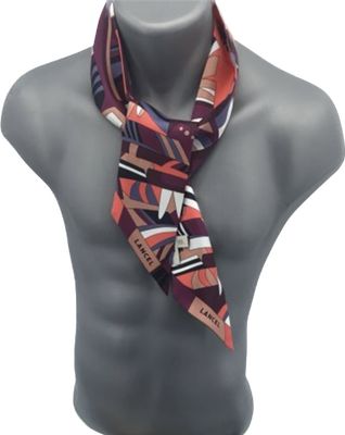 Lancel Paris écharpe tour de cou 8,5x120