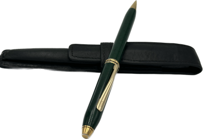 Cross  Townsend porte mine vert marbré + étui