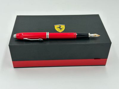 Cross Stylo plume or 18k Townsend "Ferrari"