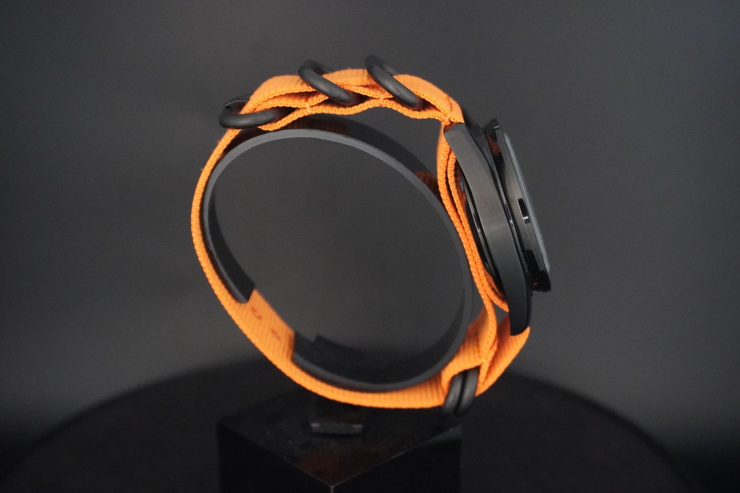 Moon Black SS with NATO Strap