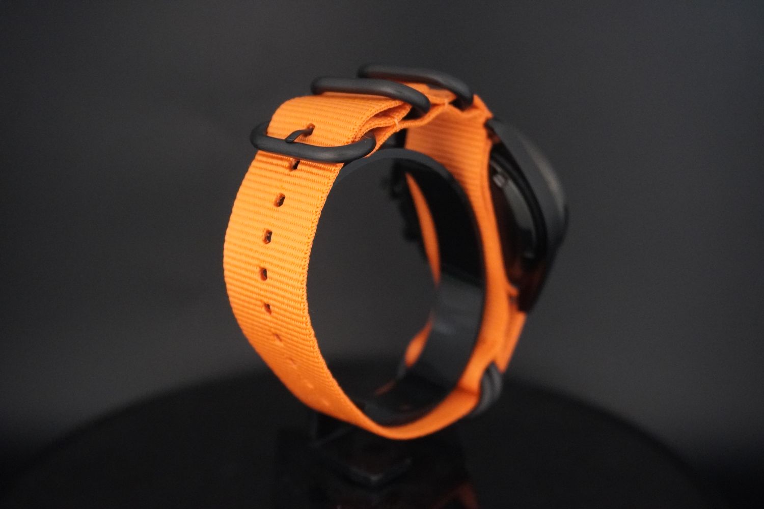 Moon Black SS with NATO Strap