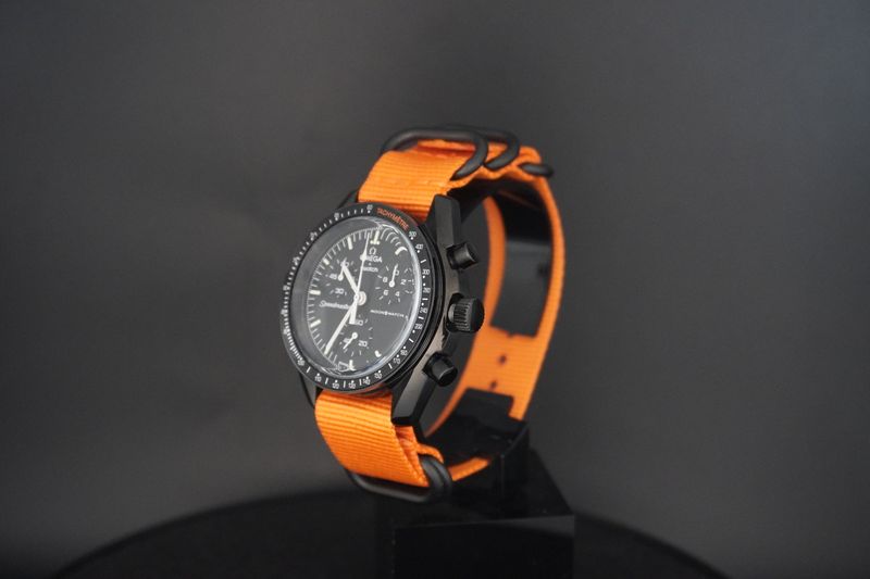 Moon Black SS with NATO Strap