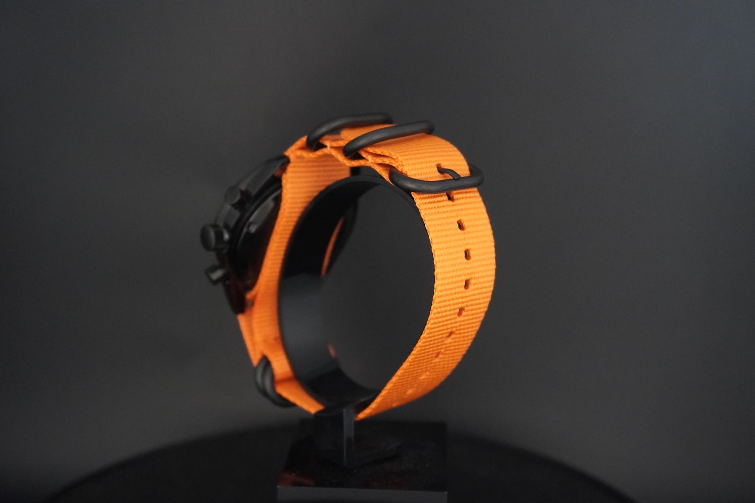 Moon Black SS with NATO Strap