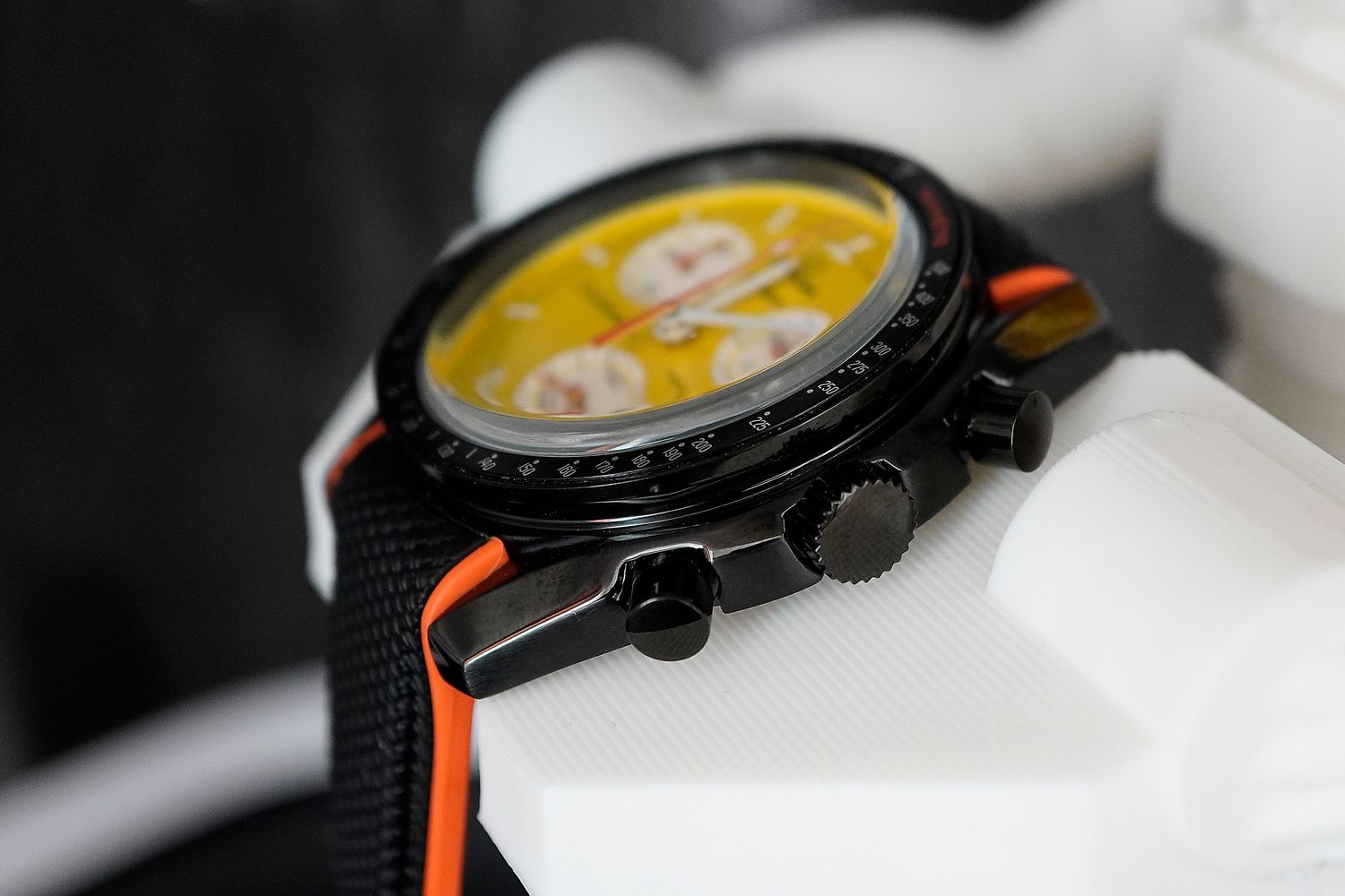 Sun Black SS with Silicone Strap